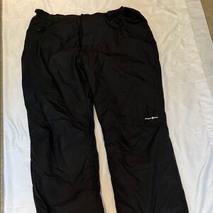 Men's Classic Black Outdoor Pants- ski or snowboarding pants
